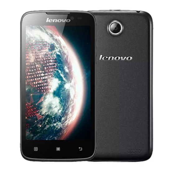 Lenovo A516 Important Product Information Manual
