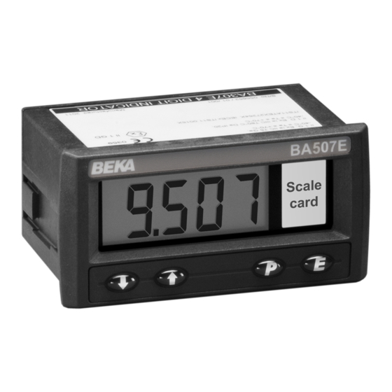BEKA BA507E Installation