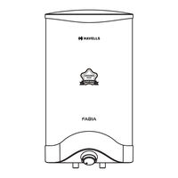 Havells Fabia 15 L Operating Instructions Manual