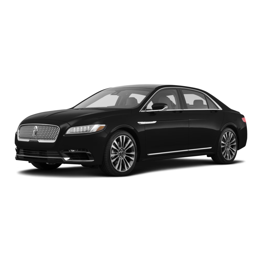 Lincoln CONTINENTAL 2018 Manuals