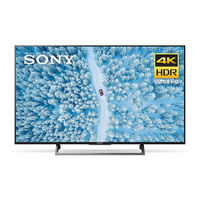 Sony XBR- 55X800E Reference Manual