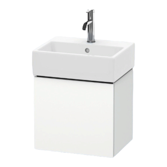 DURAVIT L-Cube LC 6245 Mounting Instructions