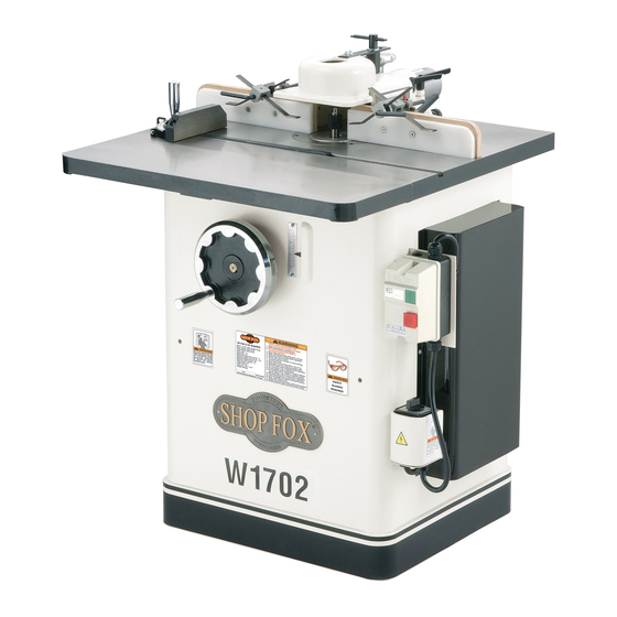 Shop fox W1702 Manual