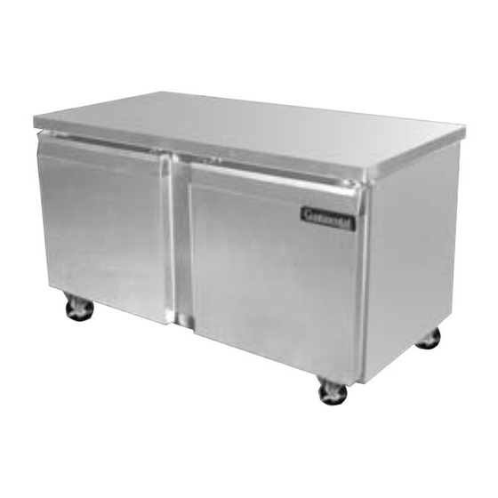 Continental Refrigerator SWF27 Specifications
