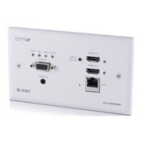 CYP PUV-1630TXWP Operation Manual