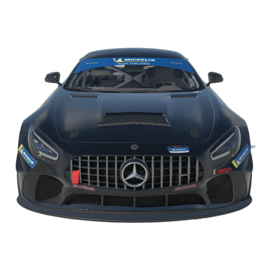 iRacing MERCEDES-AMG GT4 User Manual