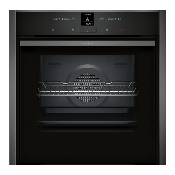NEFF B57CR22 0 Series Instruction Manual