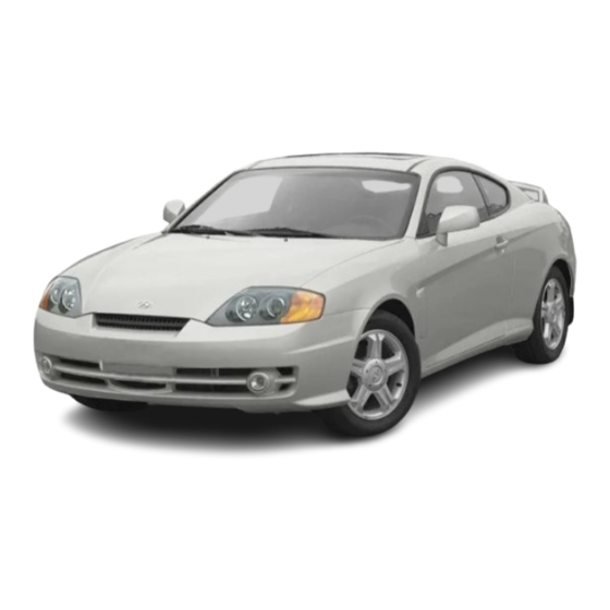 Hyundai Tiburon Owner's Manual