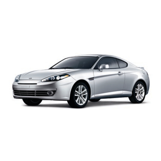 Hyundai Tiburon Quick Reference Manual
