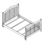 C&T International 740 VICK CRIB Assembly Instructions Manual