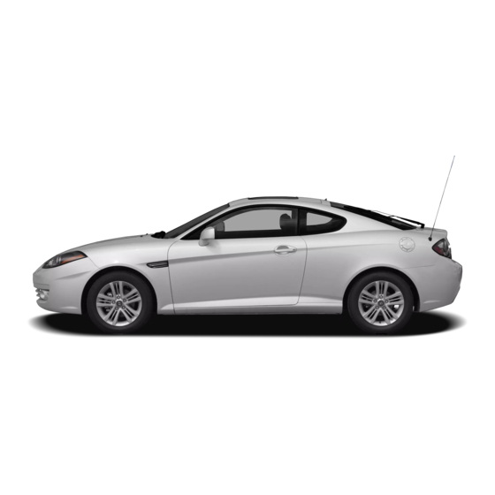 Hyundai Tiburon Quick Reference Manual