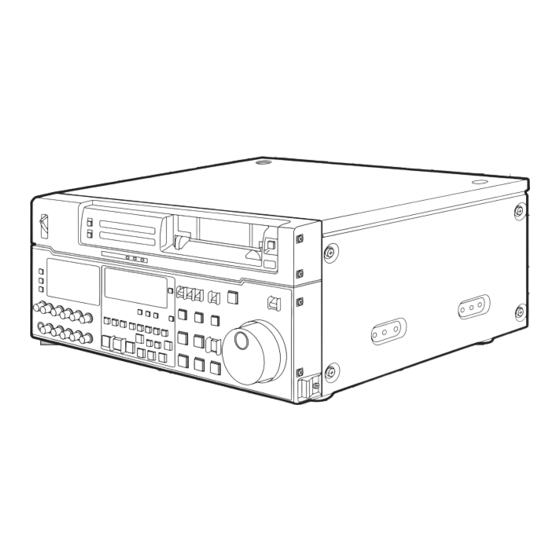 Panasonic AJ-D960 Manuals