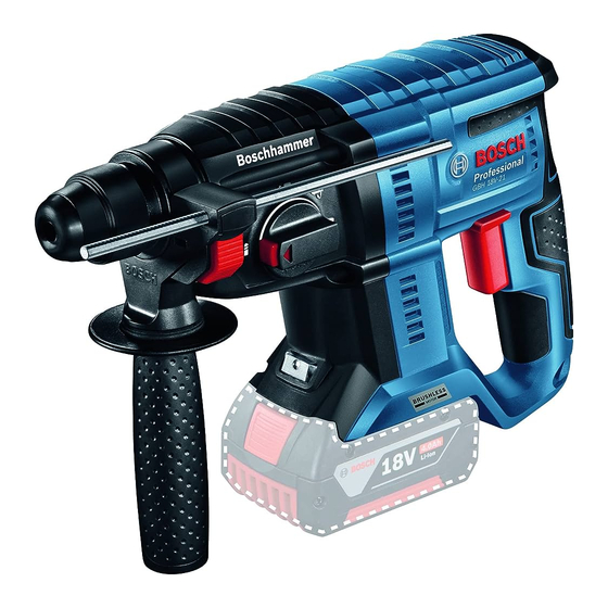 Bosch GBH18V-21 Operating/Safety Instructions Manual