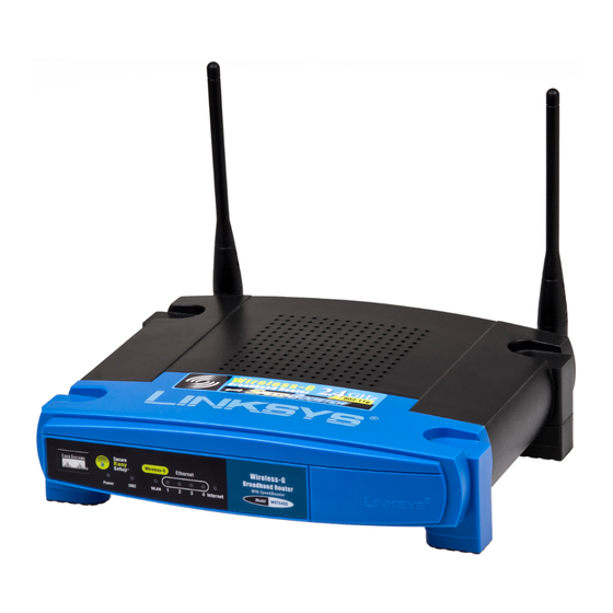 Linksys WRT54G Configuration Note