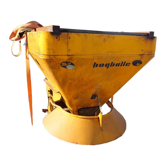 BOGBALLE S Series Operator's Manual
