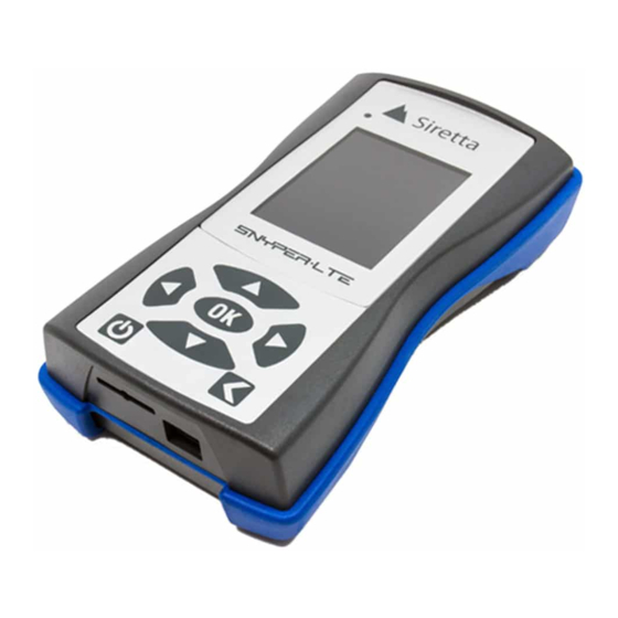 SIRETTA SNYPER-LTEM Quick Start Manual