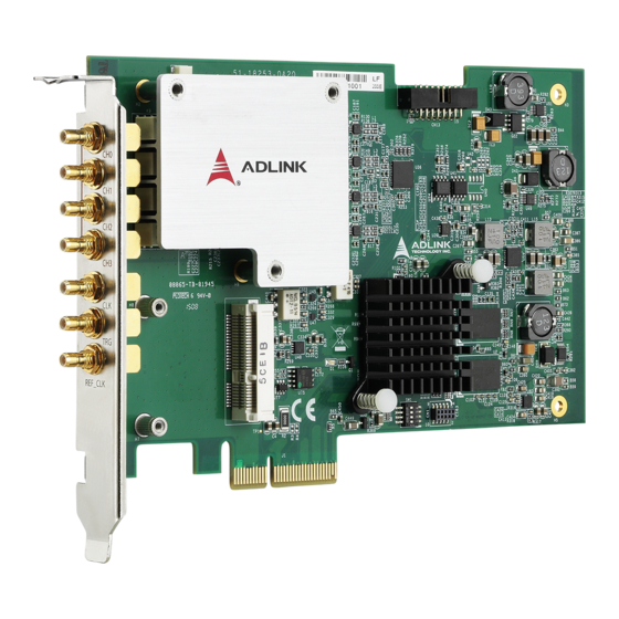 ADLINK Technology PCIe-9834P Quick Start Manual