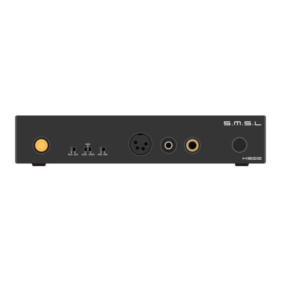 SMSL H300 User Manual