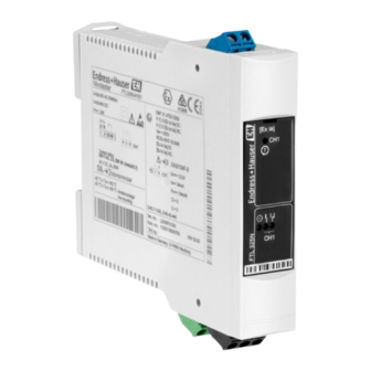 Endress+Hauser Nivotester FTL325N Operating Instructions Manual