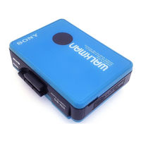 Sony Walkman WM-B18 Service Manual