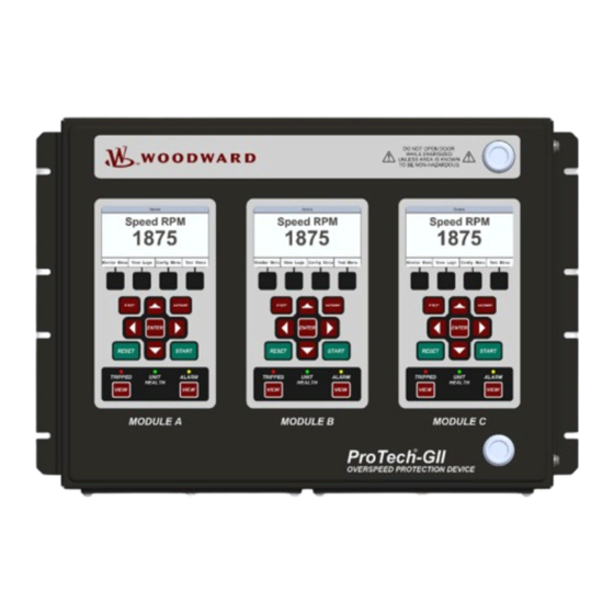 Woodward ProTech-GII 8237-1594 Product Manual
