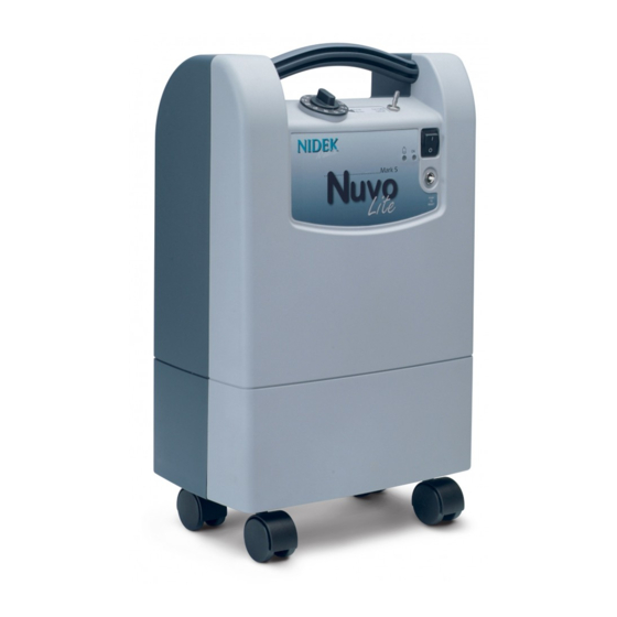Nidek Medical Nuvo Lite 925 Instructions For Use Manual
