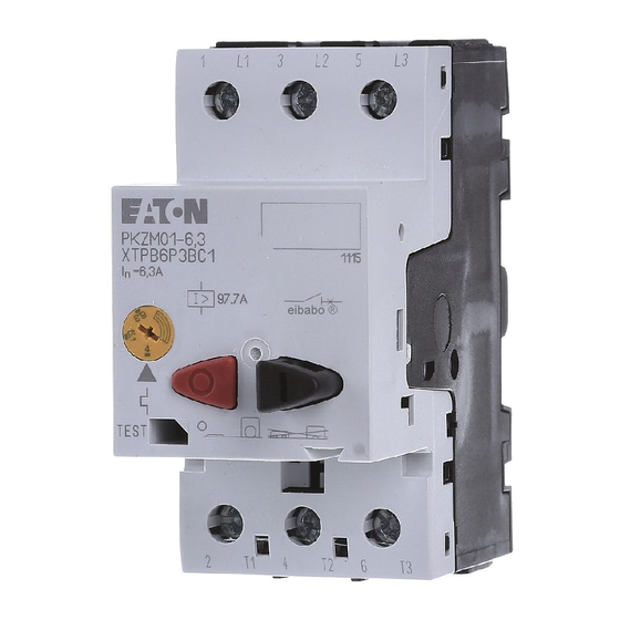 Eaton PKZ Series Instruction Leaflet