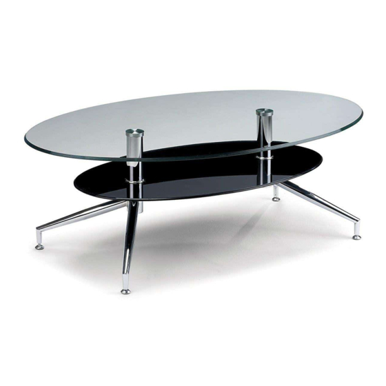 Julian Bowen Limited Oklahoma Coffee Table Assembly Instructions Manual