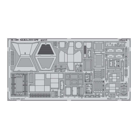 Eduard Sd.Kfz.223 LPF Quick Start Manual