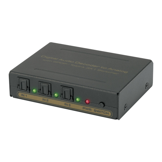Speaka Professional 1000180 Operating Instructions Manual