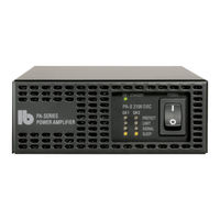 lb PA-S 2200 Operation Manual