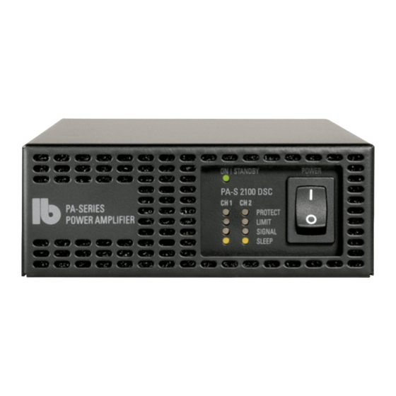 lb PA Series Manuals