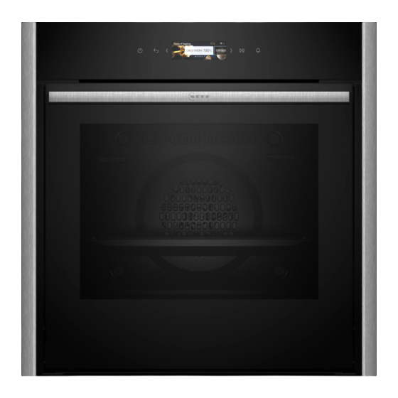 NEFF B59CR72Y0A User Manual And Installation Instructions