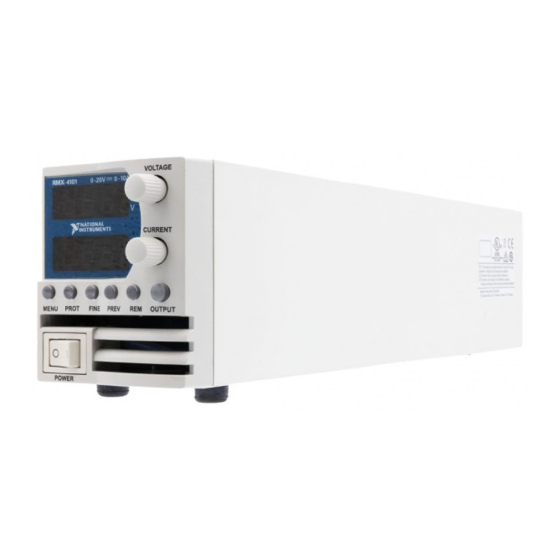 National Instruments RMX-41011 User Manual