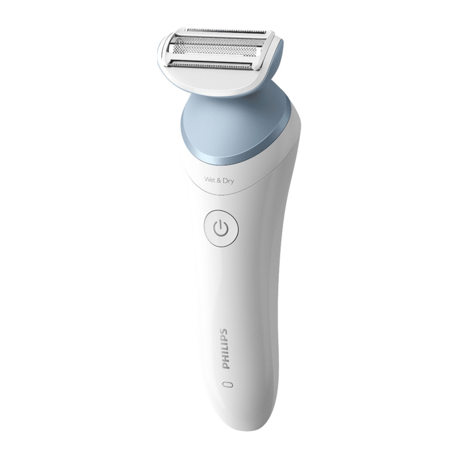 Philips Lady Shaver 6000 Series, SatinShave Prestige 6000 Series, BRL166 Manual