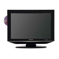 Sharp LC22DV27UT - LCD HDTV With DVD Player Operation Manual