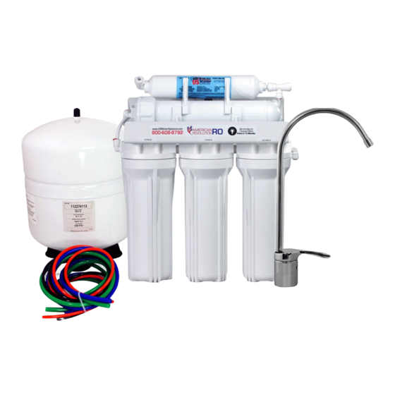 US Water Systems 200-USRO Manuals