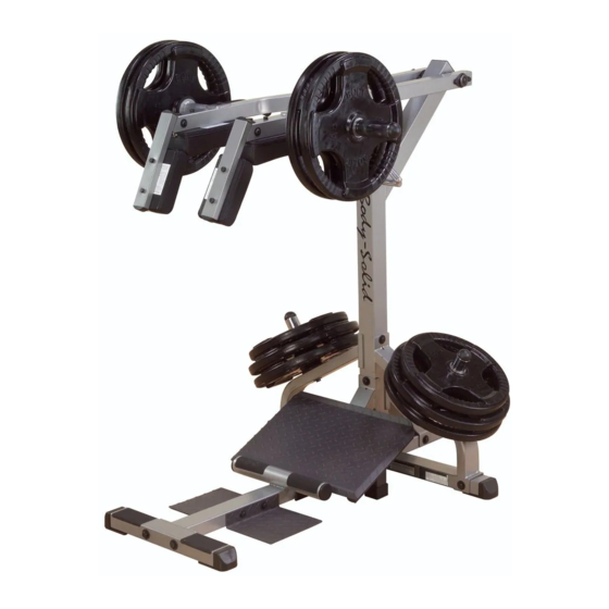 Body Solid GSCL-360 Assembly Manual