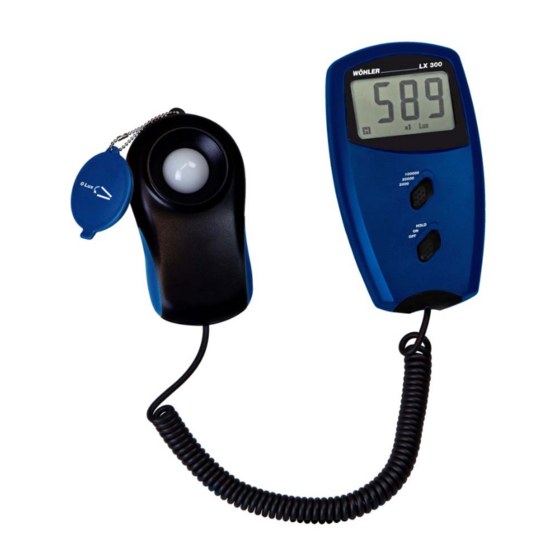 Wohler LX 300 Manual