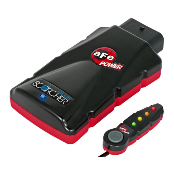 aFe Power SCORCHER BLUE 77-83043 Instruction Manual