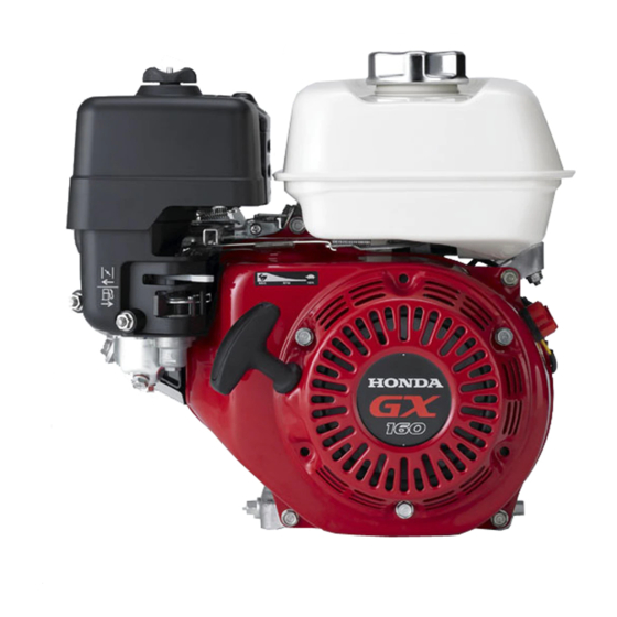 Honda Power Products GX160 Owner's Manual