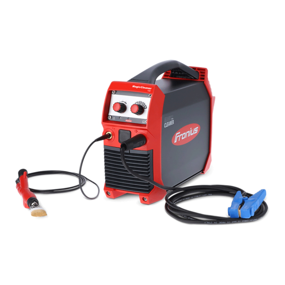Fronius MagicCleaner 150 Operating Instructions Manual