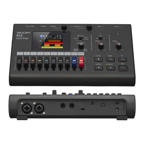Zoom MultiTrak R12 Quicktour