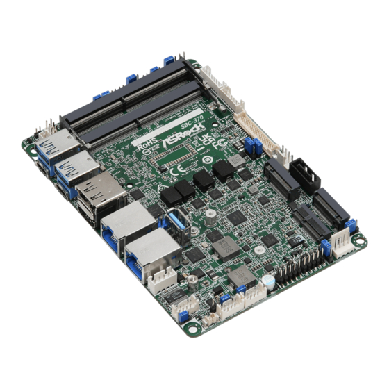 ASRock Industrial SBC-370 User Manual