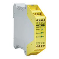 MAYSER SG-EFS 104/4L Operating Instructions Manual