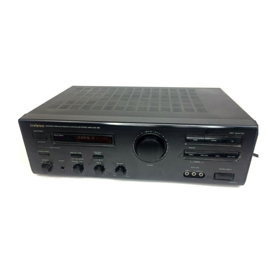 Onkyo A-RV401 Instruction Manual