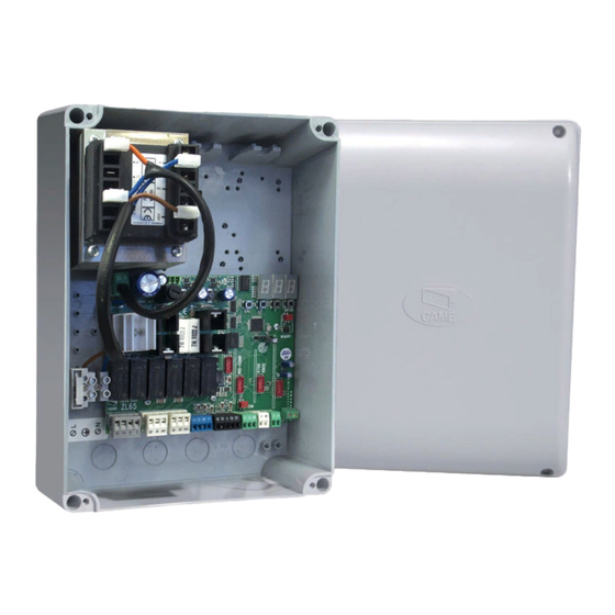 CAME ZL60 Installation Manual