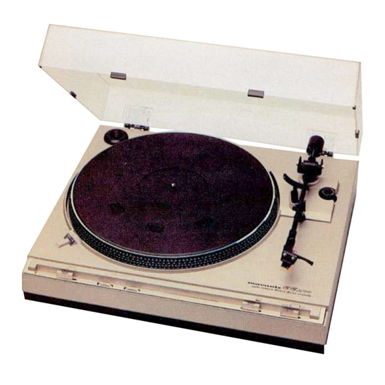 Marantz TT2200 Service Manual
