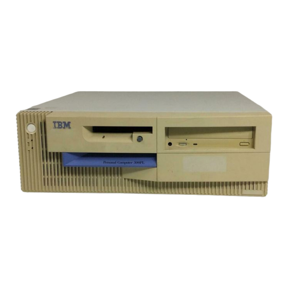 IBM PC 300GL Using Manual