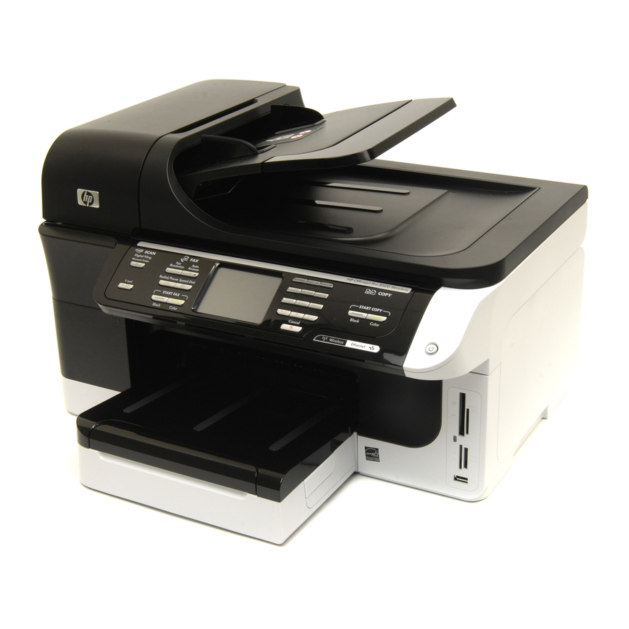 HP 8500 - Officejet Pro All-in-One Color Inkjet Getting Started Manual